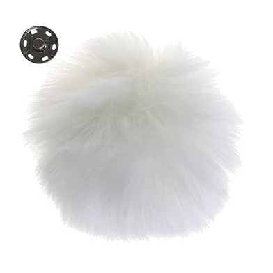 Go Handmade Pompon m. trykknap, 10 cm